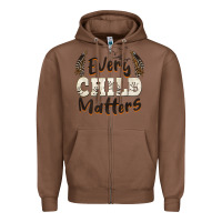 Chestnut every child matters Zipper Hoodie - BarkalooDesign