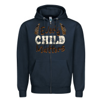 Navy every child matters Zipper Hoodie - BarkalooDesign