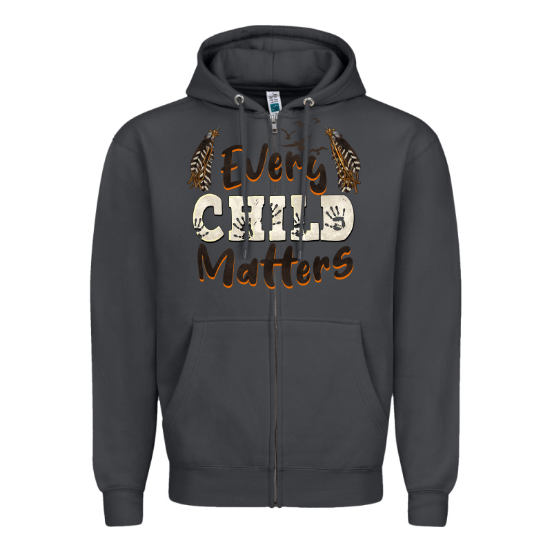 Every Child Matters Zipper Hoodie by BarkalooDesign | Teevron