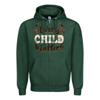 Sports Green every child matters Zipper Hoodie - BarkalooDesign