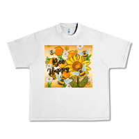 Lunar Rock bee happy Urban Heavy Tee - MaliasSmallBusiness