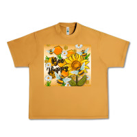 Peanut Butter bee happy Urban Heavy Tee - MaliasSmallBusiness