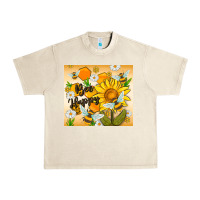 Sandshell bee happy Urban Heavy Tee - MaliasSmallBusiness
