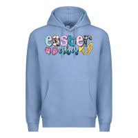 Colony Blue Easter vibes Easter Day Premium Hoodie - HowdyJamesFarm