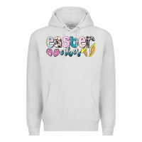 Dove Grey Easter vibes Easter Day Premium Hoodie - HowdyJamesFarm