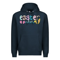 Navy Easter vibes Easter Day Premium Hoodie - HowdyJamesFarm