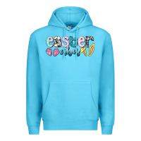Ocean Blue Easter vibes Easter Day Premium Hoodie - HowdyJamesFarm