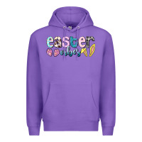 Purple Easter vibes Easter Day Premium Hoodie - HowdyJamesFarm