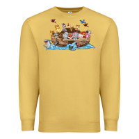 Antique Gold noahs ark Premium Sweatshirt - texasbilliewilder
