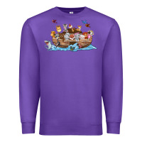 Purple noahs ark Premium Sweatshirt - texasbilliewilder