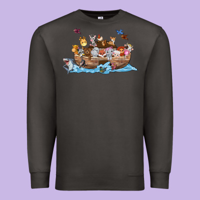 Noahs Ark Premium Sweatshirt Designed By Texasbilliewilder