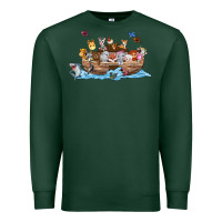 Sports Green noahs ark Premium Sweatshirt - texasbilliewilder