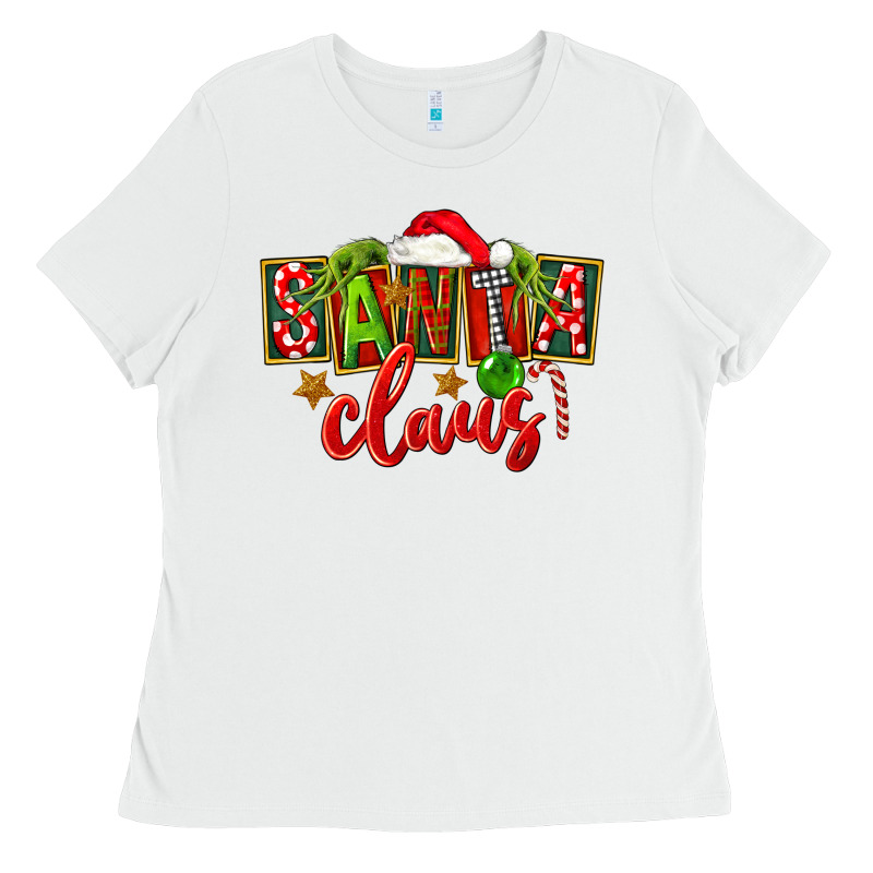 Christmas Santa Claus Ladies Tee by FaDigitalArtStudio | Teevron