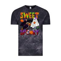 Cloud Black Sweet and spooky Vintage Tee - NancyCooperArtShop