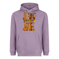 Lavender Love fall cow Heavyweight Hoodie - NancyCooperArtShop