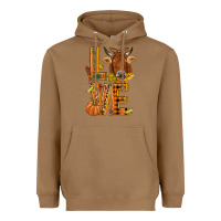 Toasted Coconut Love fall cow Heavyweight Hoodie - NancyCooperArtShop