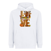 White Love fall cow Heavyweight Hoodie - NancyCooperArtShop