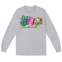 Moon Dust peace love art Long Sleeve Tee - NancyCooperArtShop