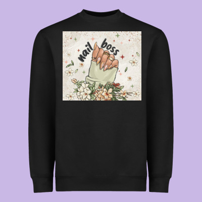 Nail Boss Heavyweight Sweatshirt Designed By Maliassmallbusiness