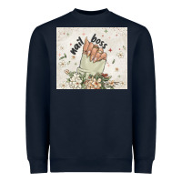 Navy nail boss Heavyweight Sweatshirt - MaliasSmallBusiness