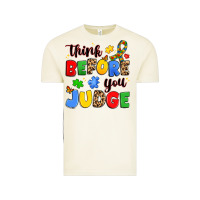 Think Before You Judge Vintage Tee | Teevron
