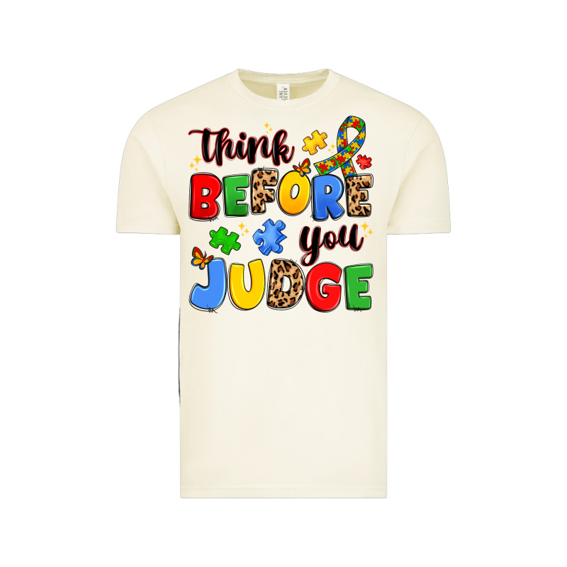 Think Before You Judge Vintage Tee by JahusDesignShop | Teevron