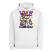 Pigment Lunar Rock Bead up bitches it's Mardi Gras skeleton Urban Hoodie - FaDigitalArtStudio