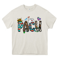 Cream pacu Heavy Core Tee - CowhideDigitalArt