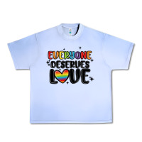 Grape Ice everyone deserves love Urban Heavy Tee - MaliasSmallBusiness