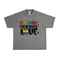 Tornado everyone deserves love Urban Heavy Tee - MaliasSmallBusiness