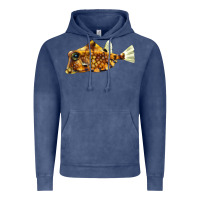 Vintage Denim humpback turretfish Vintage Hoodie - LillyAllenDesigns