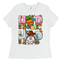 White Western Hip hop Bunny Ladies Tee - Neo Western