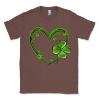 Chestnut st patricks day shamrock heart Classic Tee - MaliasSmallBusiness