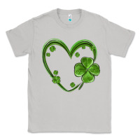 Moon Dust st patricks day shamrock heart Classic Tee - MaliasSmallBusiness
