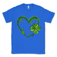 True Royal st patricks day shamrock heart Classic Tee - MaliasSmallBusiness