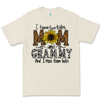 Bone i have two titles mom and grmmh and i rock them both Premium Tee - CowhideDigitalArt