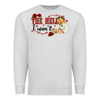 Dove Grey the hell i wont with sassy pinup cowgirl Premium Sweatshirt - texasbilliewilder