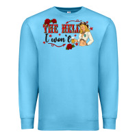 Ocean Blue the hell i wont with sassy pinup cowgirl Premium Sweatshirt - texasbilliewilder