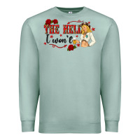 Seafoam the hell i wont with sassy pinup cowgirl Premium Sweatshirt - texasbilliewilder