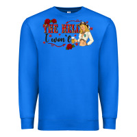 True Royal the hell i wont with sassy pinup cowgirl Premium Sweatshirt - texasbilliewilder