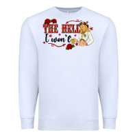 White the hell i wont with sassy pinup cowgirl Premium Sweatshirt - texasbilliewilder