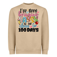Mushroom 100 days of school Heavyweight Sweatshirt - MaliasSmallBusiness