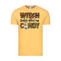 Vintage Mustard Witch better have my candy Vintage Tee - NancyCooperArtShop