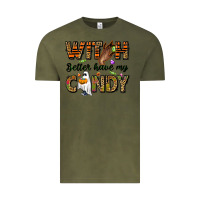 Vintage Olive Witch better have my candy Vintage Tee - NancyCooperArtShop
