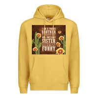 Antique Gold i am a proud brother Premium Hoodie - TumblerDesignByShophia