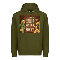Army Green i am a proud brother Premium Hoodie - TumblerDesignByShophia