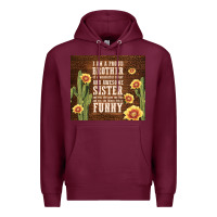 Burgundy i am a proud brother Premium Hoodie - TumblerDesignByShophia
