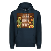 Navy i am a proud brother Premium Hoodie - TumblerDesignByShophia