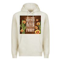 Oatmeal Heather i am a proud brother Premium Hoodie - TumblerDesignByShophia