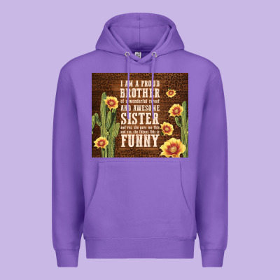 I Am A Proud Brother Premium Hoodie Designed By Tumblerdesignbyshophia